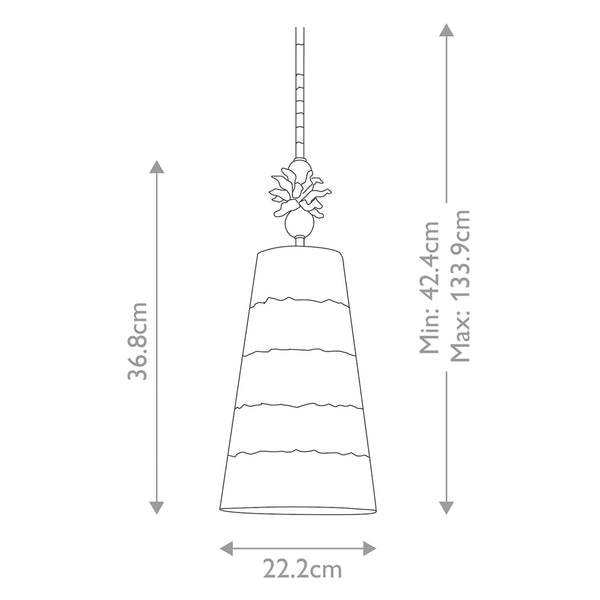 Anemone Single Pendant Light