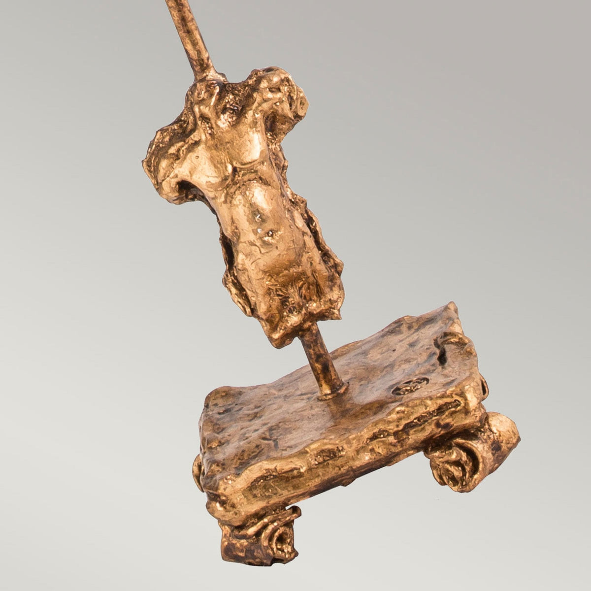 Fragment Table Lamp in Glazed Gold Leaf