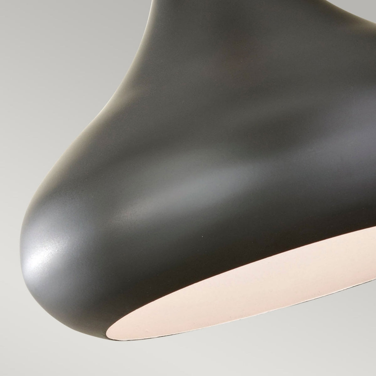 Beso Medium Steel Pendant in Dark Bronze