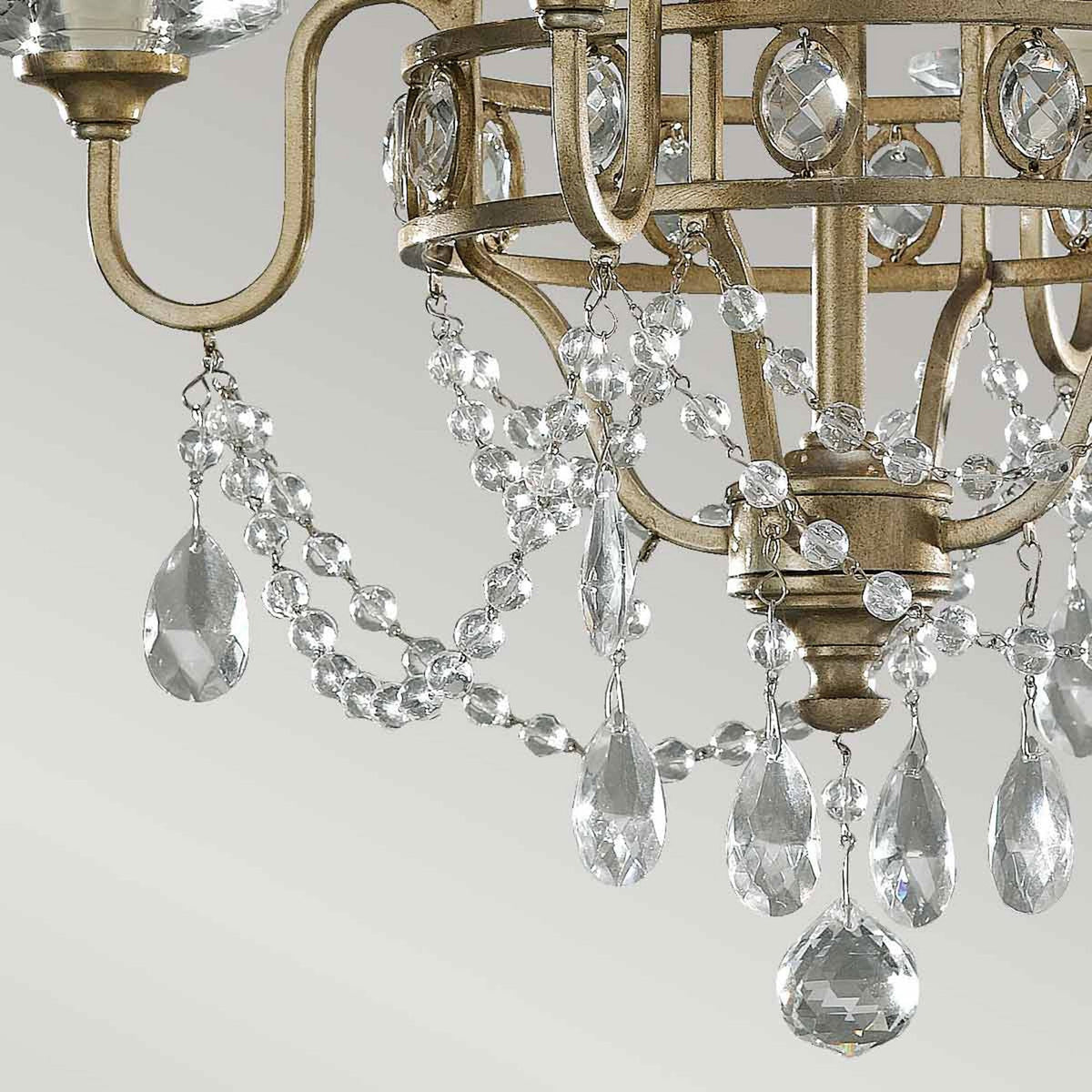 Gianna Four Light Duo Mount Chandelier