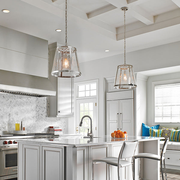 Harrow Medium Pendant Light in Polished Nickel