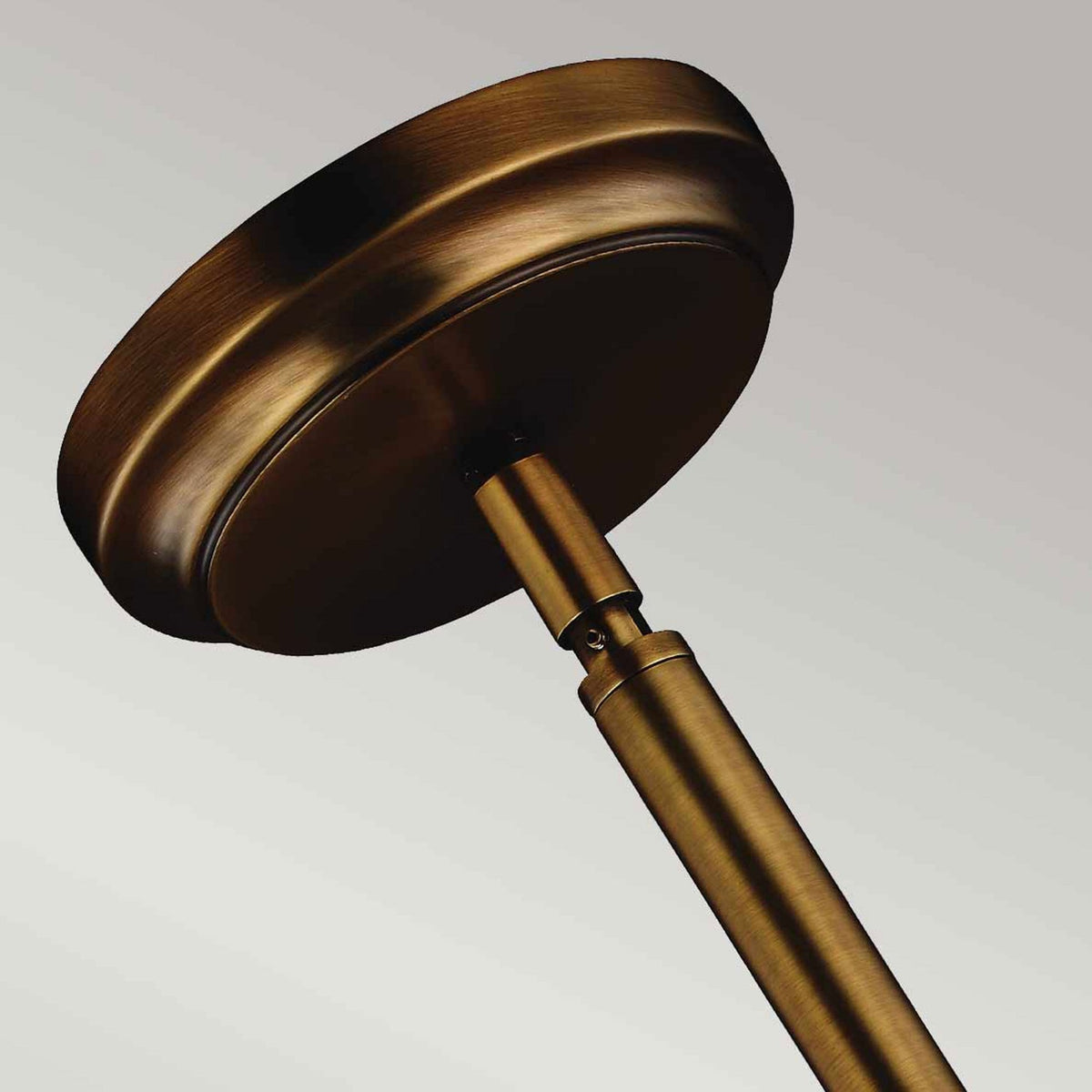 Hobson Medium Pendant in Aged Brass