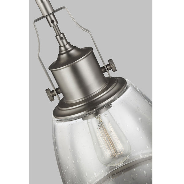 Hobson Medium Pendant in Satin Nickel