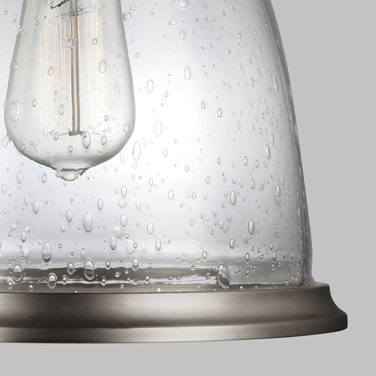 Hobson Medium Pendant in Satin Nickel