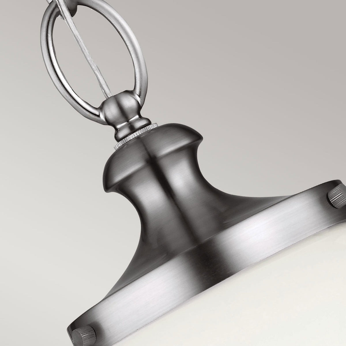 Parkman Large Pendant in Polished Nickel