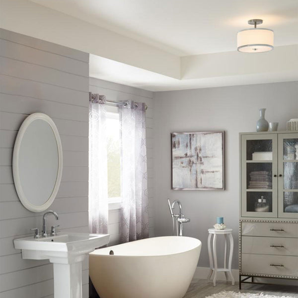 Prospect Park 2 Light Semi-Flush or Pendant