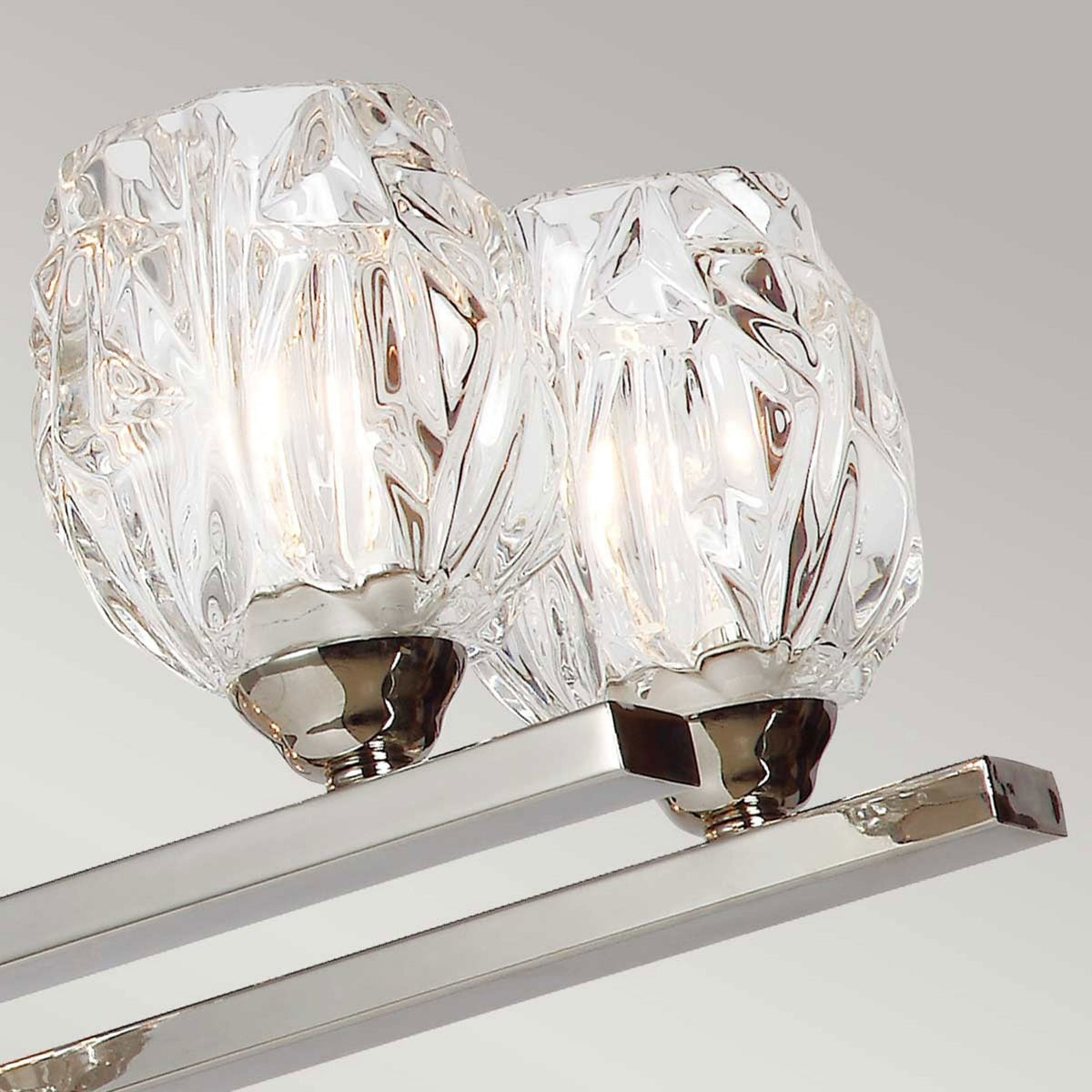 Rubin 10 Light Island Chandelier in Polished Nickel