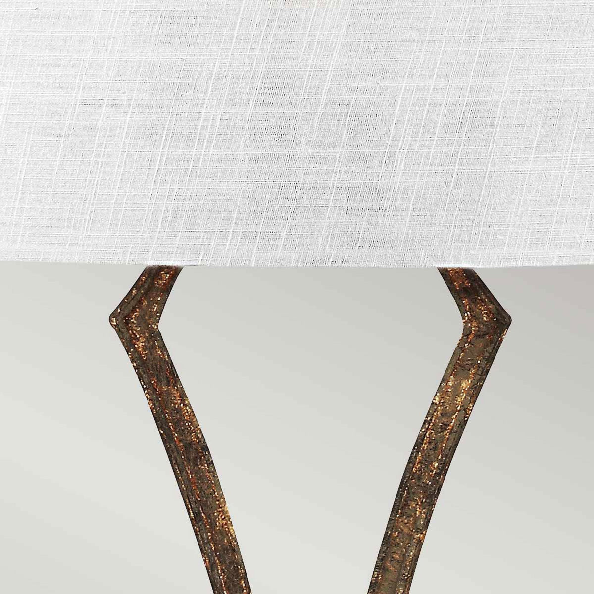 Tilling Single Light Wall Light in Distressed Gold Leaf