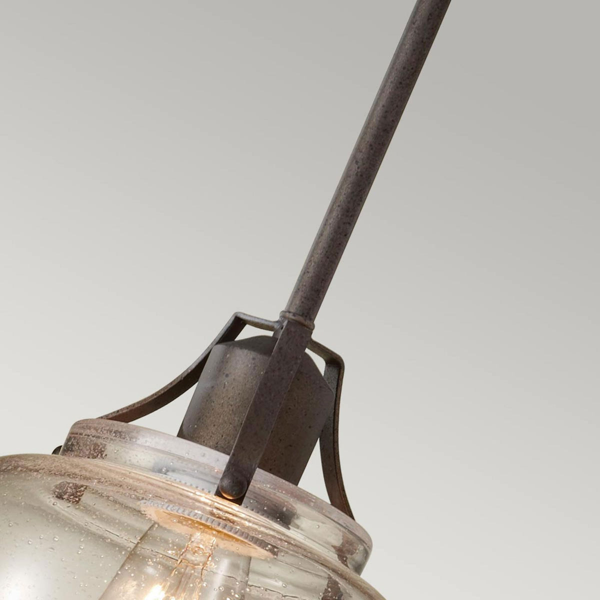 Urban Renewal Mini Pendant in Rustic Iron