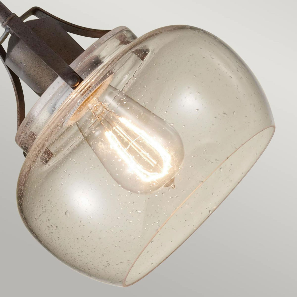 Urban Renewal Mini Pendant in Rustic Iron