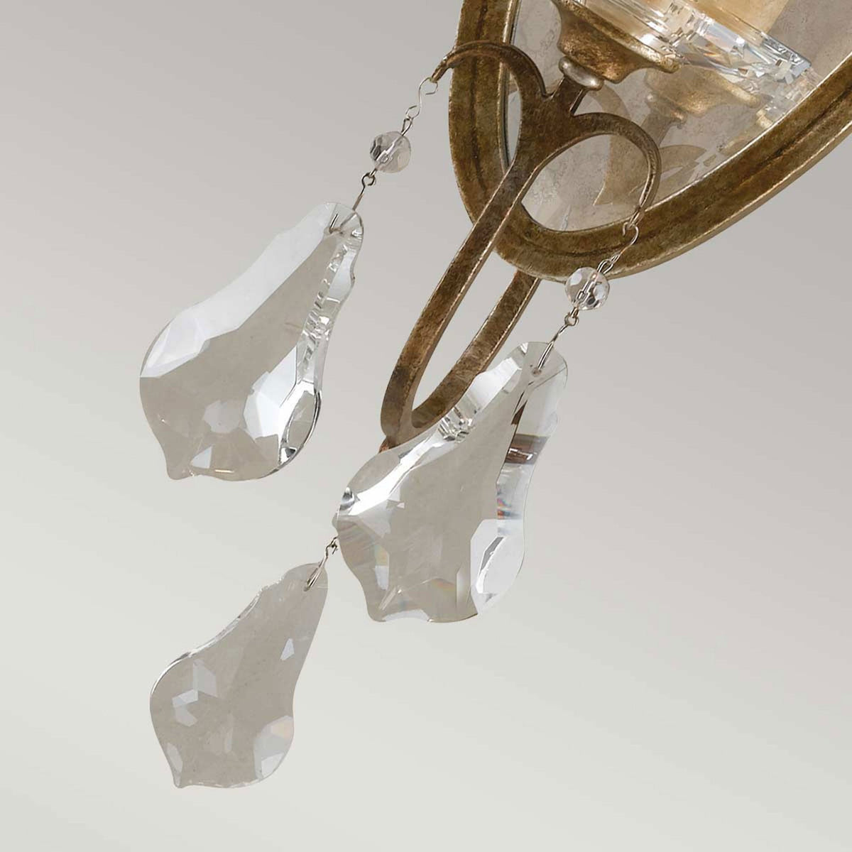 Valentina Single Wall Light in Oxidized Bronze