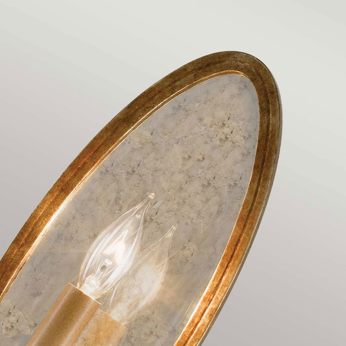 Valentina Single Wall Light in Oxidized Bronze