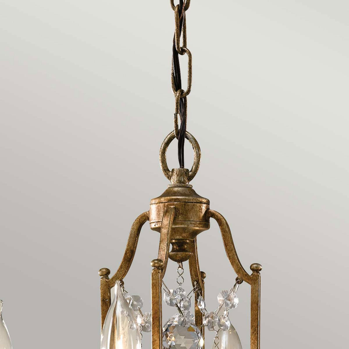 Valentina Four Light Dual Mount Chandelier in Oxidized Bronze