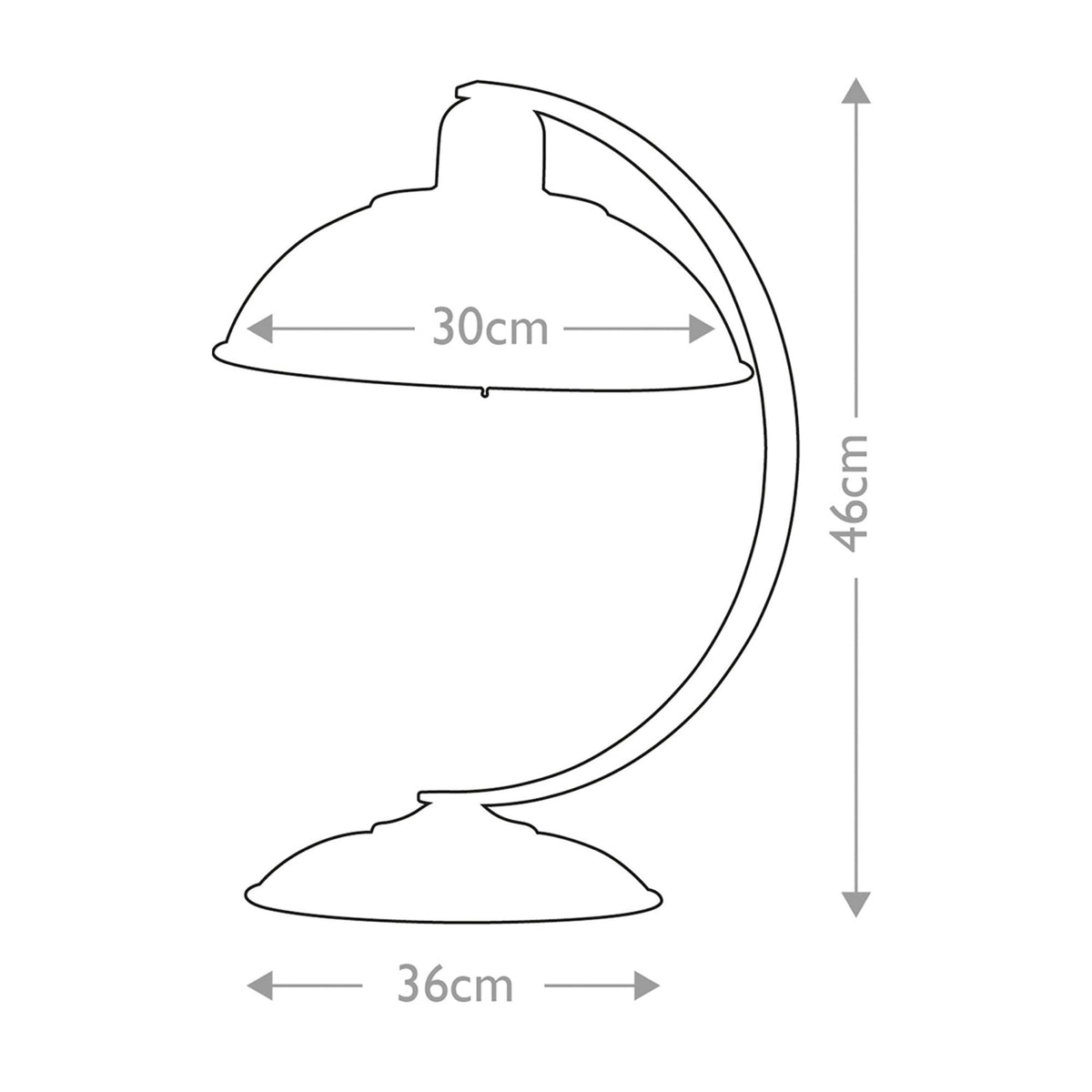 Franklin Bureau Desk Lamp in Oyster Cream