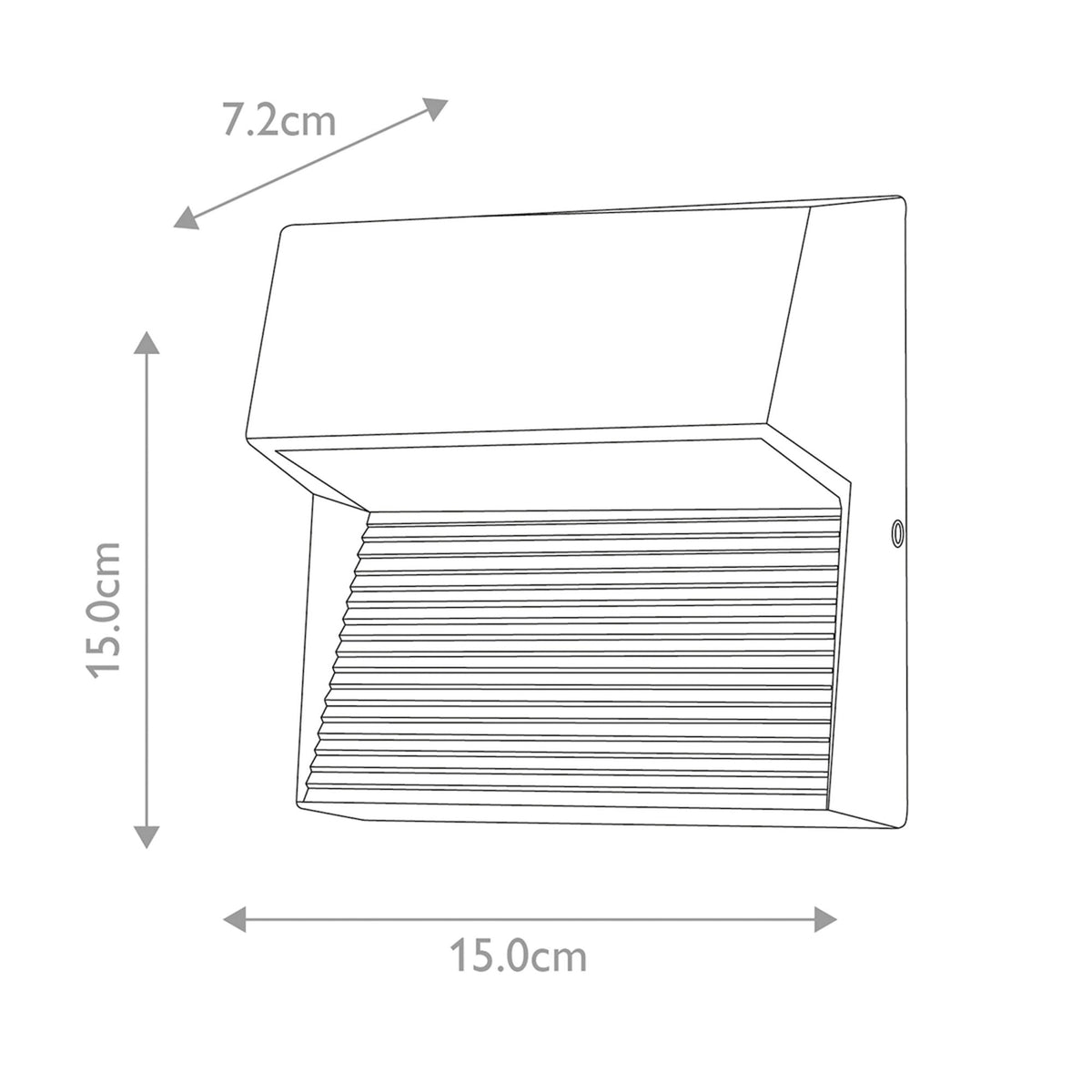 Freyr Square IP54 LED Wall Light