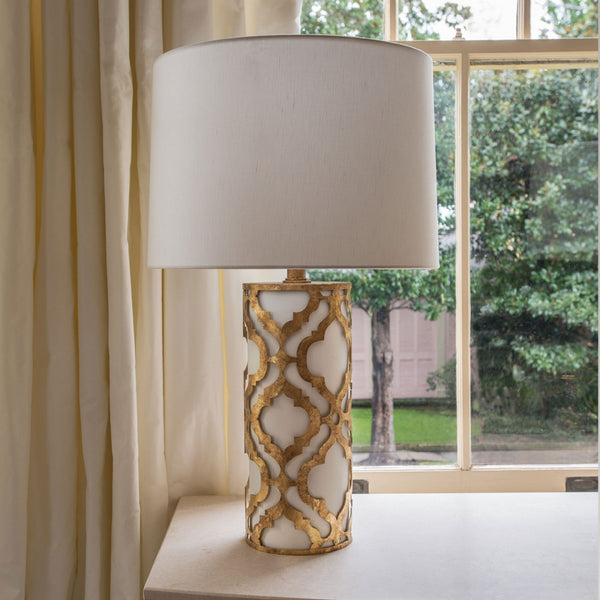 Arabella Table Lamp in Distressed Gold