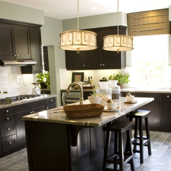 Lemuria Duo-Mount Large Pendant in Distressed Gold