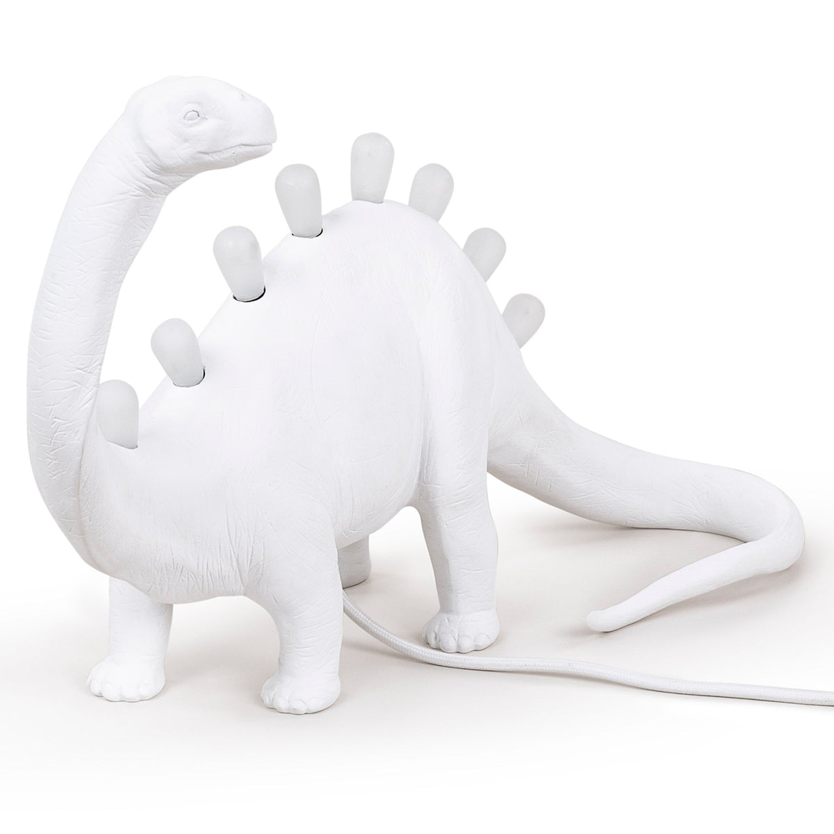 Jurassic Brontosaurus Lamp in White