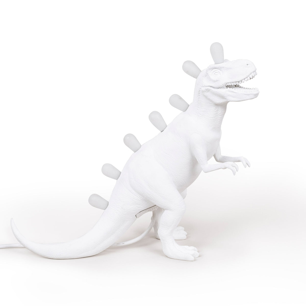 Jurassic Dinosaur T-Rex Lamp in White