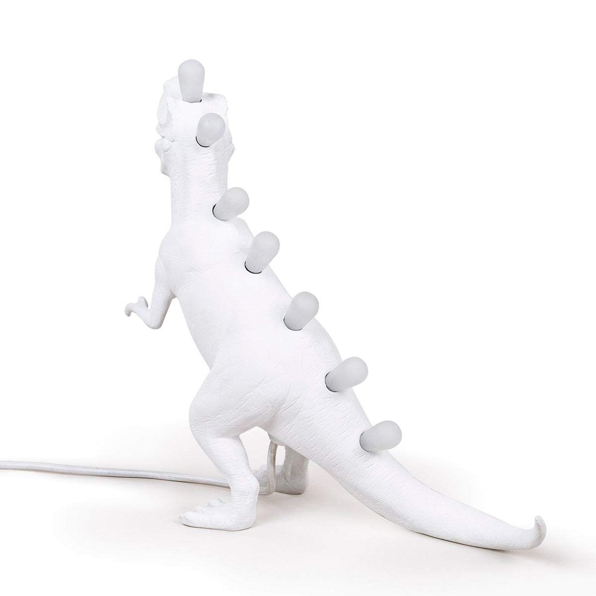 Jurassic Dinosaur T-Rex Lamp in White