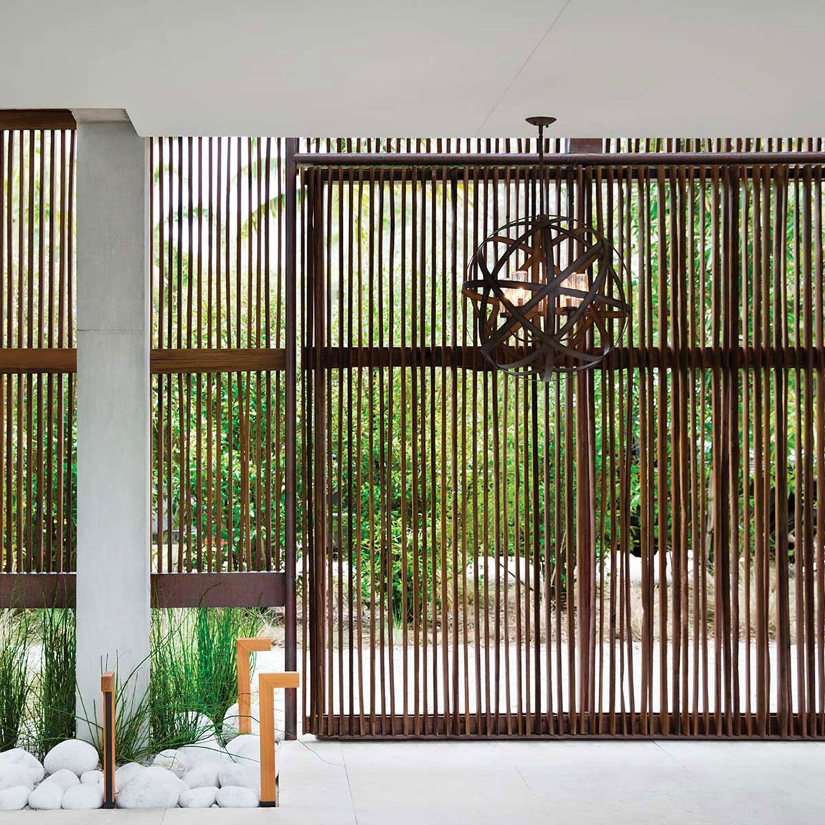 Carson 5 Light IP44 Outdoor Chandelier in Vintage Iron