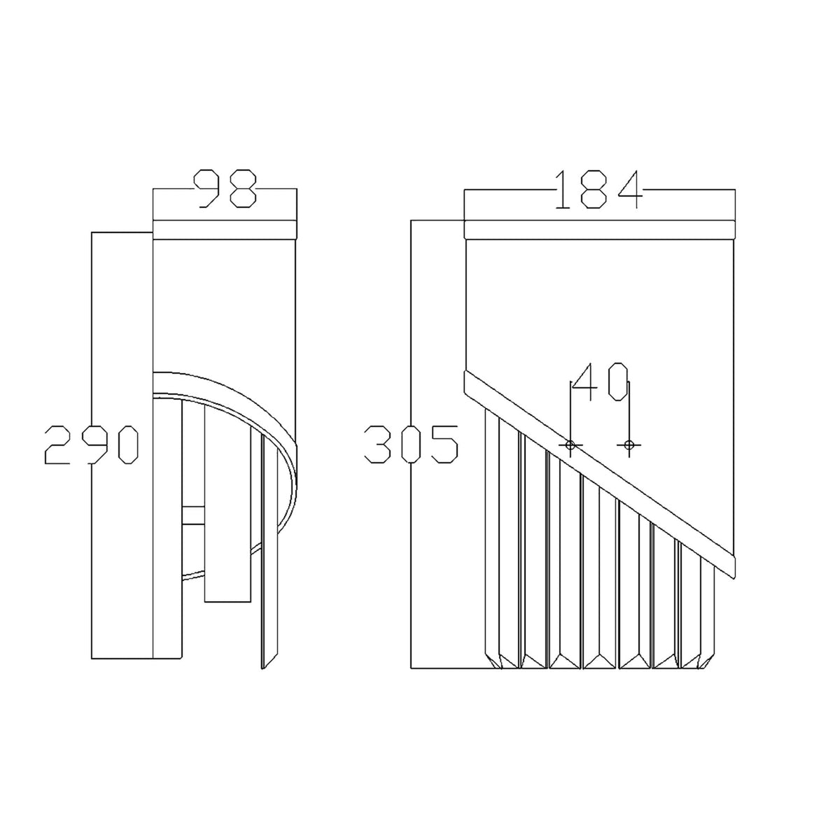 Gigi Wall Light in Crystal and White Organza