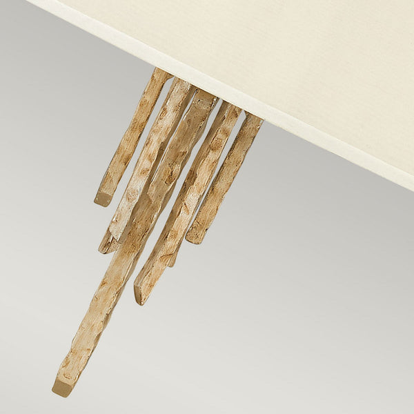 Spyre Six Light Pendant in Champagne Gold