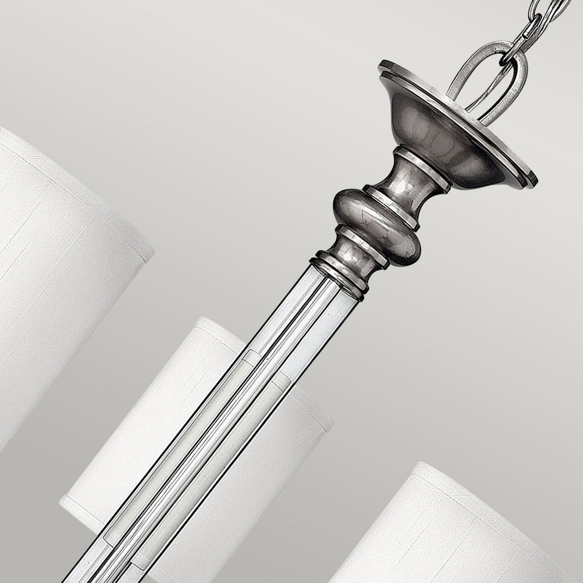 Sussex Five Light Chandelier in Brushed Nickel