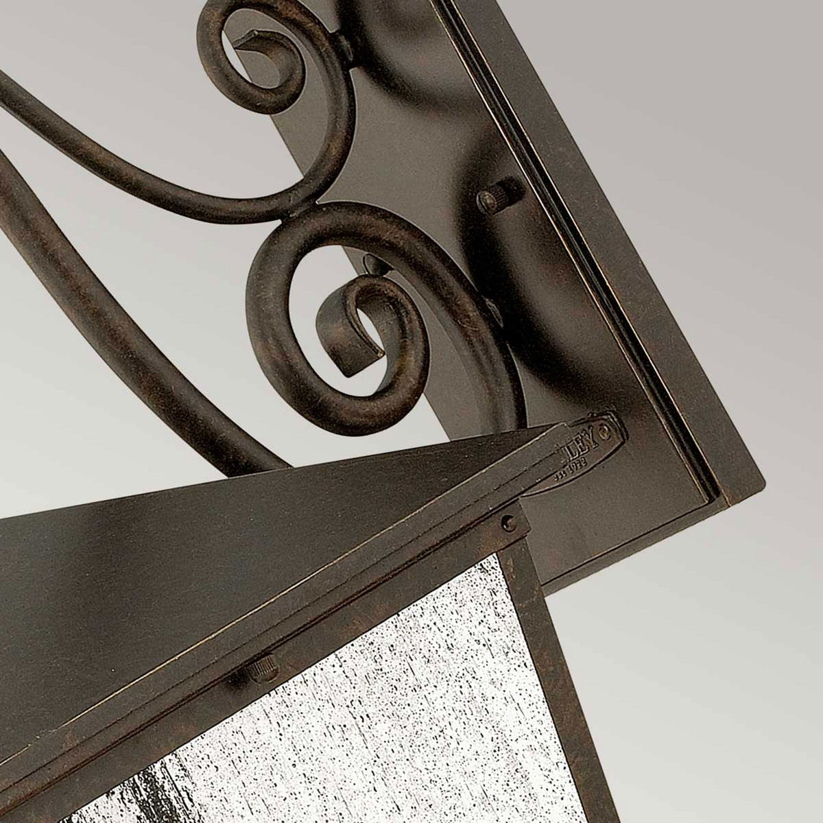 Trellis 4 Light Large Wall Lantern in Regency Bronze