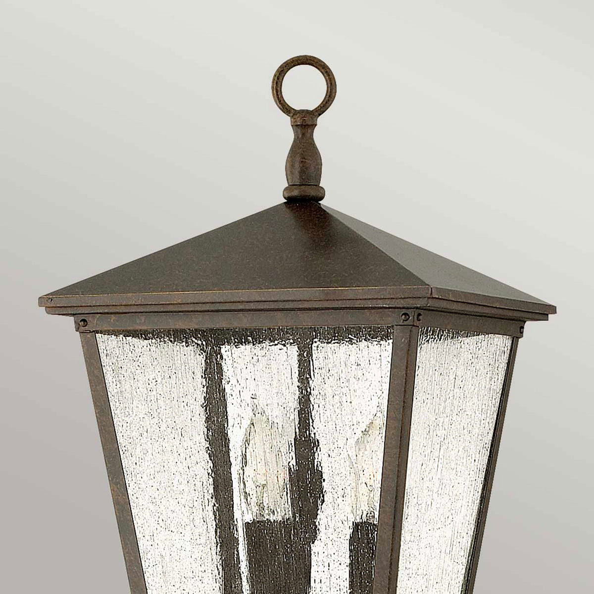 Trellis 3 Light Pedestal  in Regency Bronze