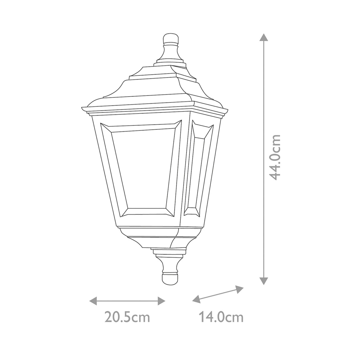Kerry 1 Light Flush Mount in Black