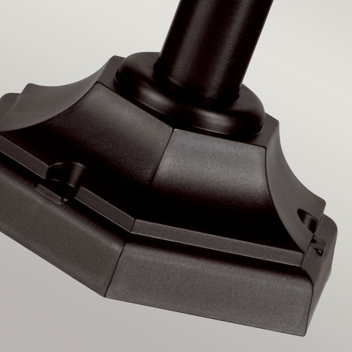 Kerry 4 Sided Coastal Pillar Light in Black