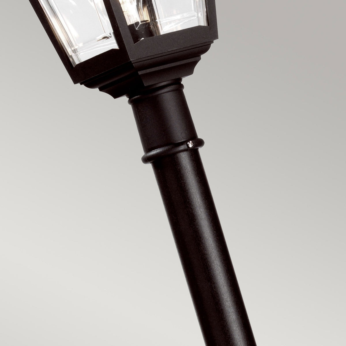 Kerry 4 Sided Outdoor Post Light in Black