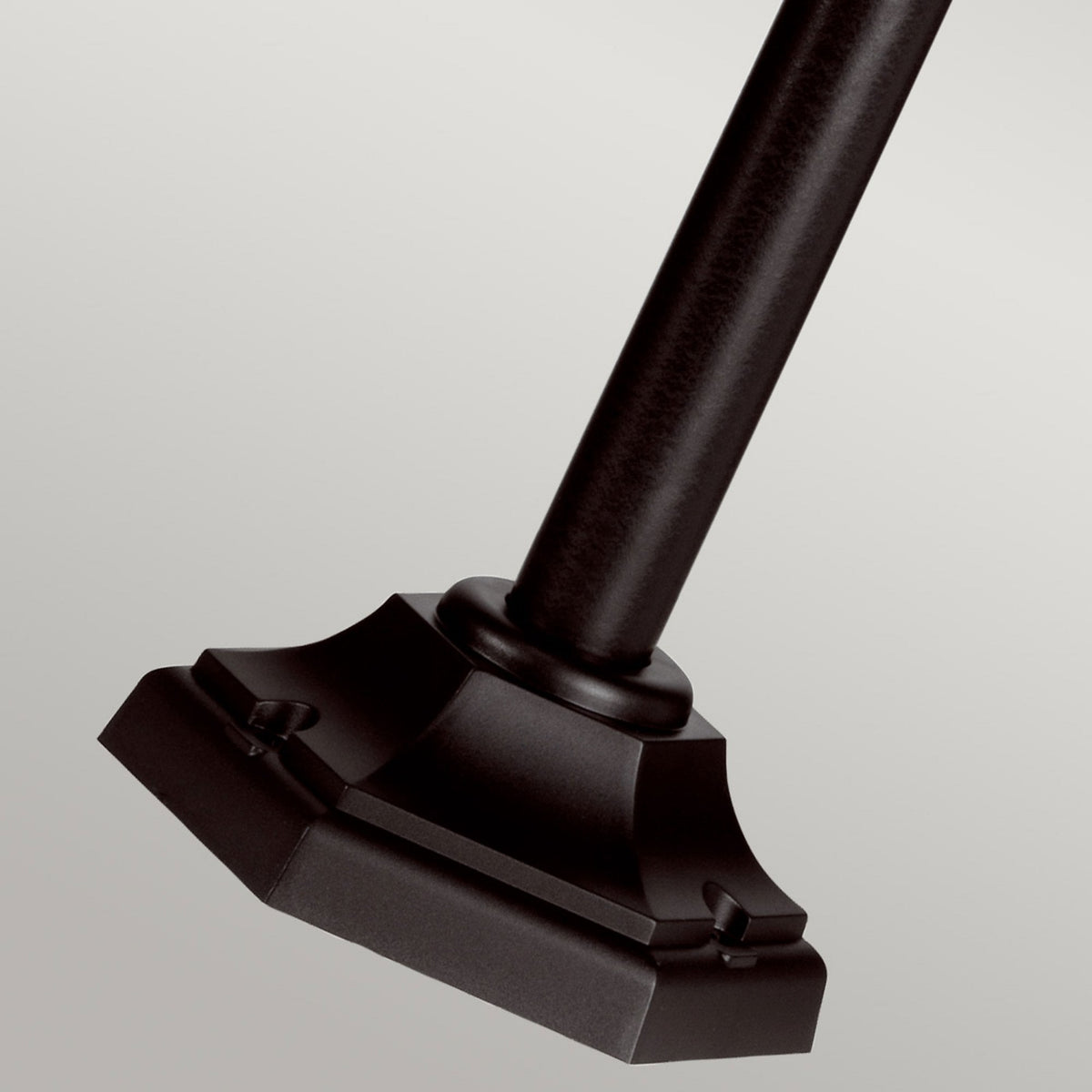 Kinsale 6 Sided Weatherproof Post Light in Black