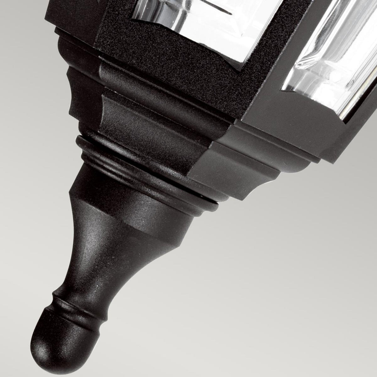 Kinsale 6 Sided Outdoor Wall Up or Down Light in Black