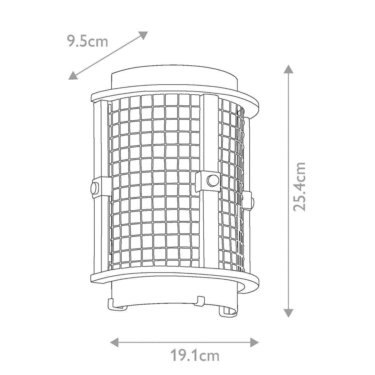 Ahrendale Wall Light in Anvil Iron