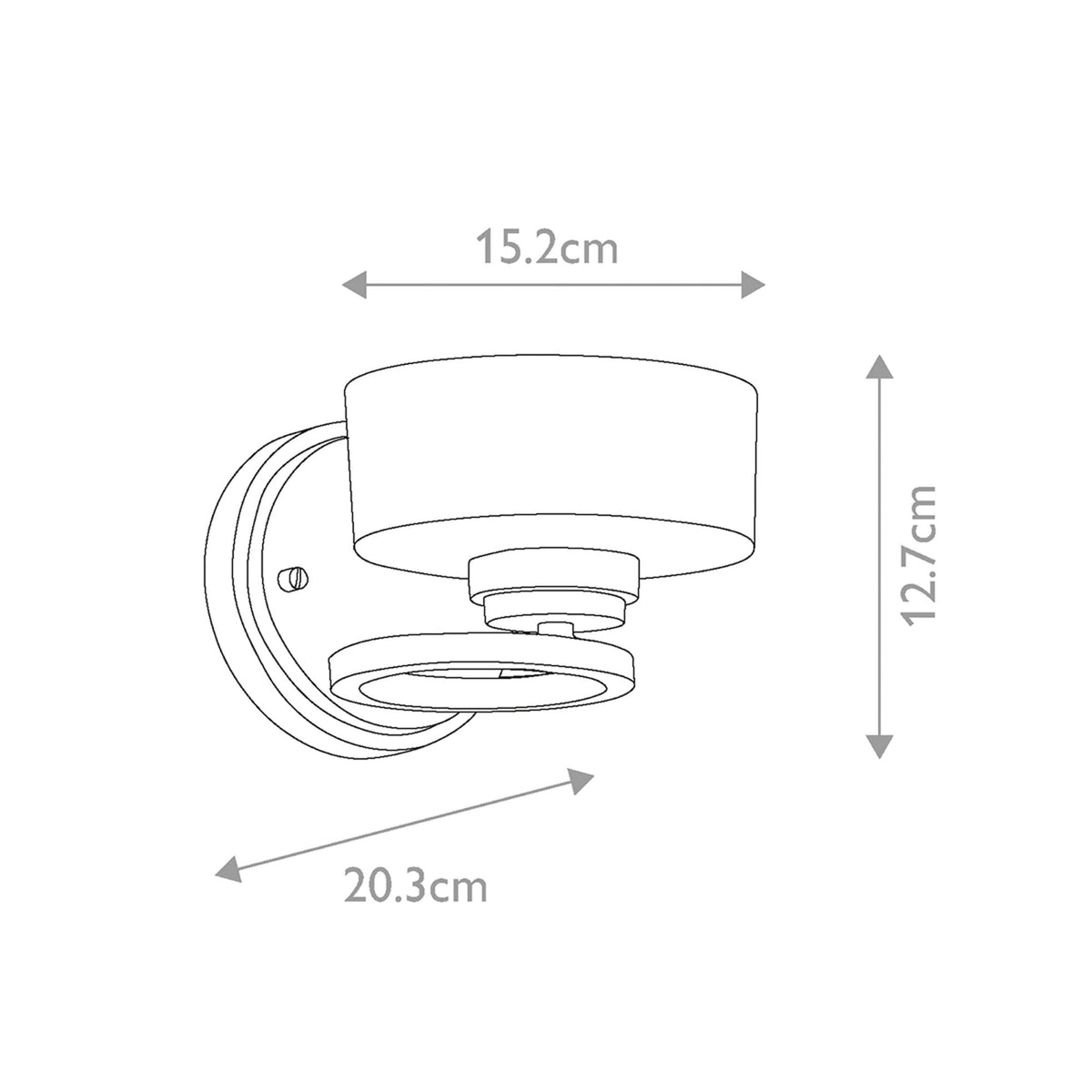 Aleeka Wall Light in Classic Pewter