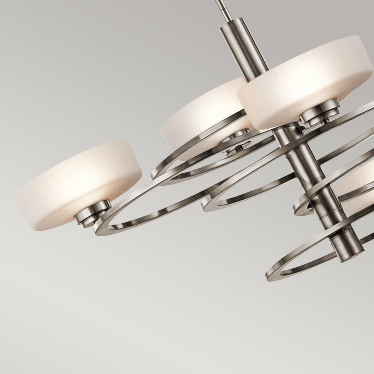 Aleeka Five Light Chandelier in Classic Pewter
