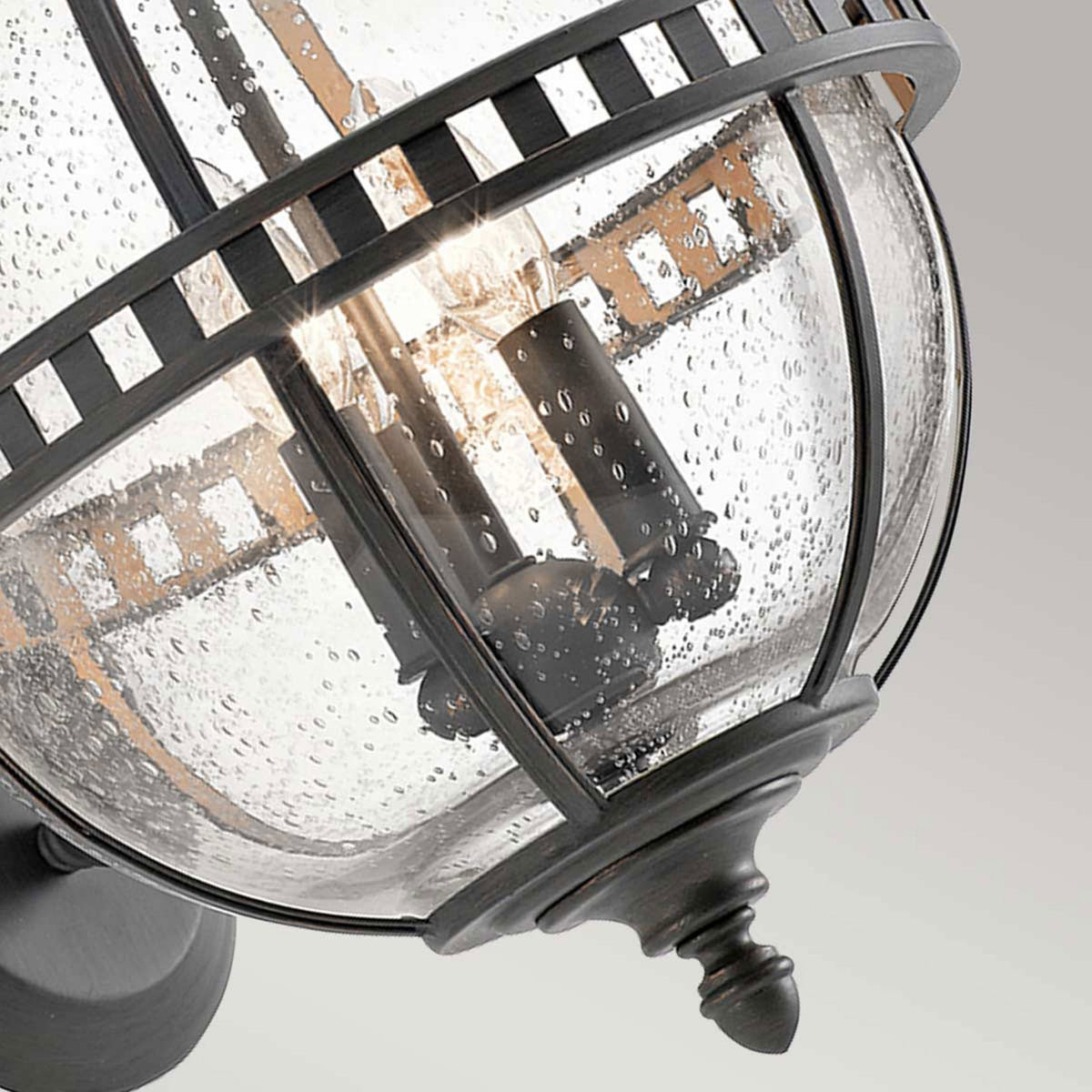 Halleron 3 Light Outdoor Wall Lantern in Londonderry