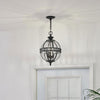 Halleron 3 Light Outdoor Chain Pendant Lantern in Londonderry