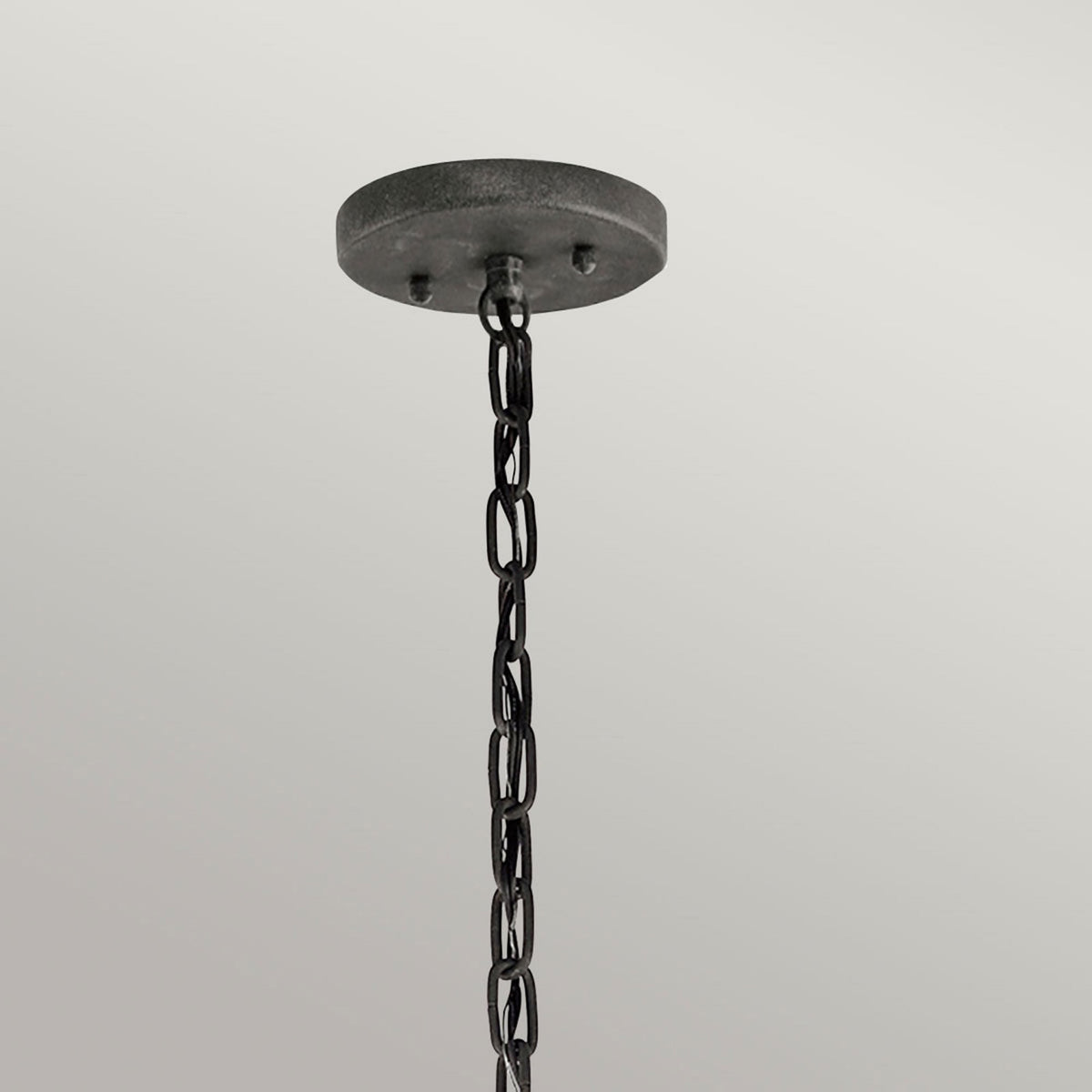 Halleron 3 Light Outdoor Chain Pendant Lantern in Londonderry