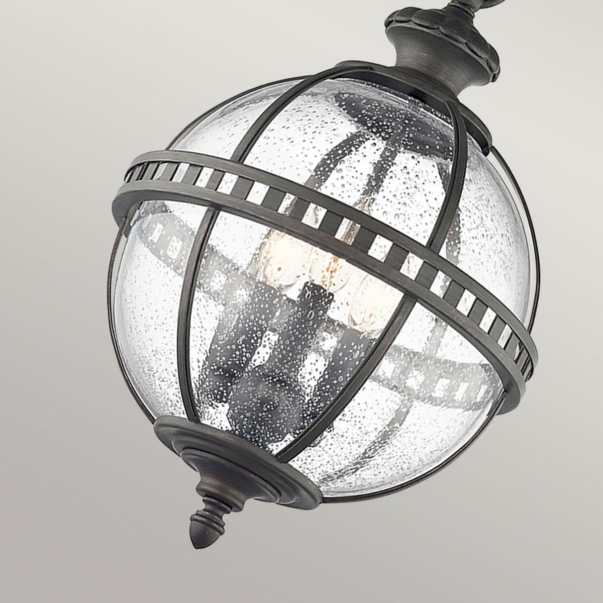 Halleron 3 Light Outdoor Chain Pendant Lantern in Londonderry