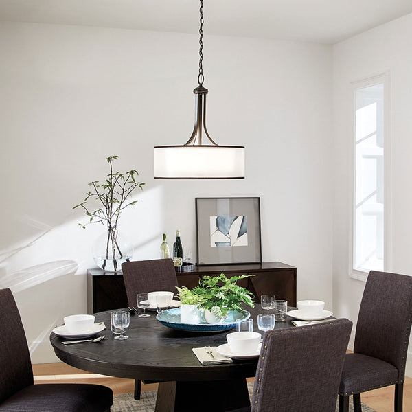 Lacey Large Pendant in Mission Bronze