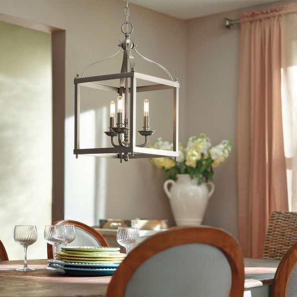 Larkin Medium Pendant in Brushed Nickel
