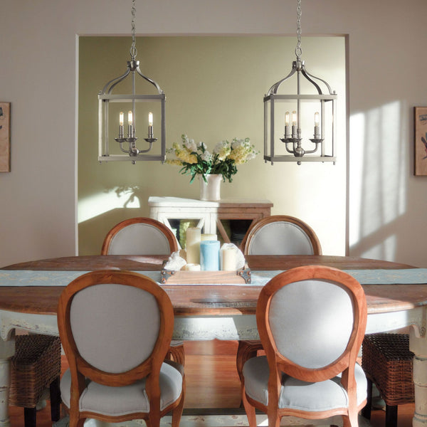 Larkin Medium Pendant in Brushed Nickel