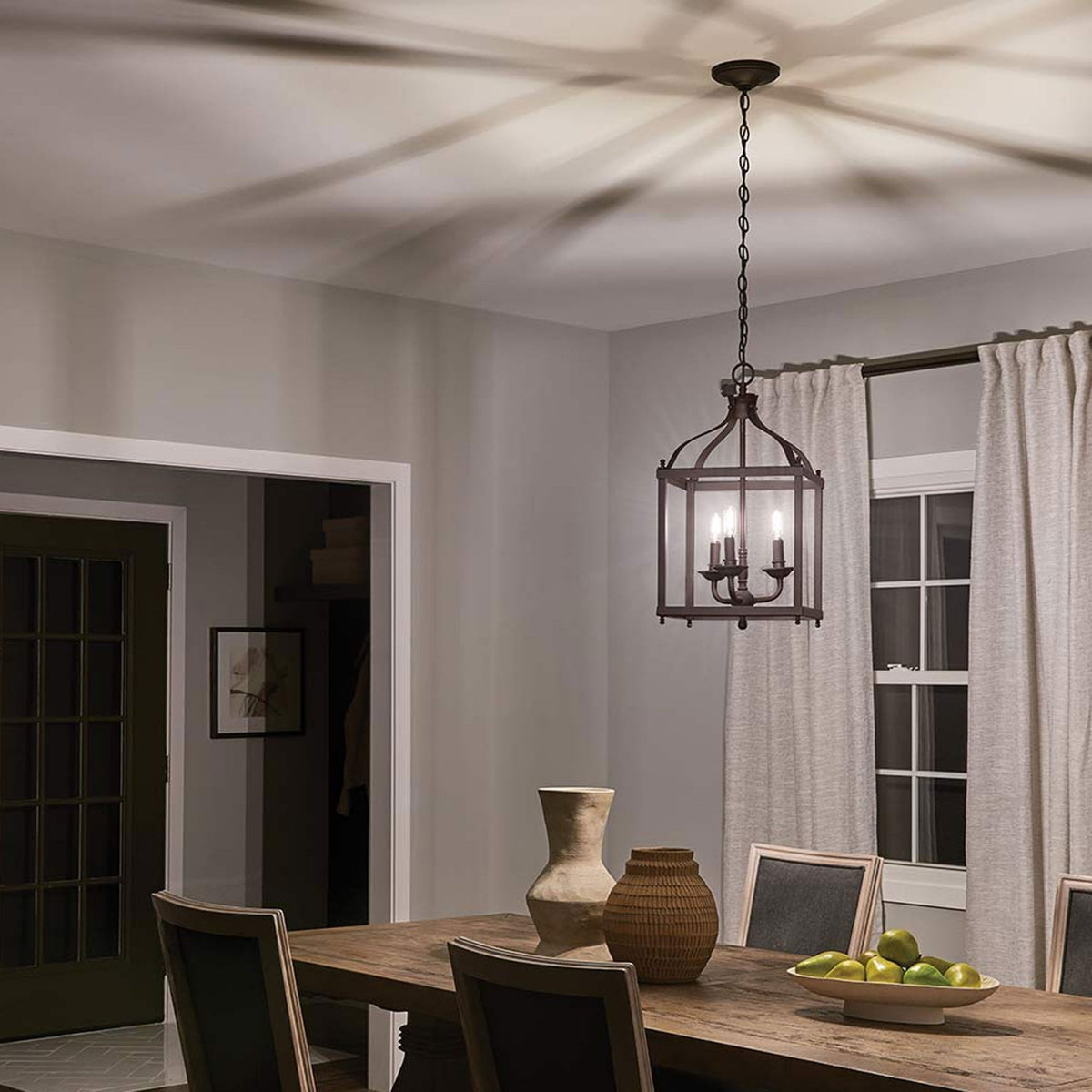 Larkin Medium Pendant in Olde Bronze