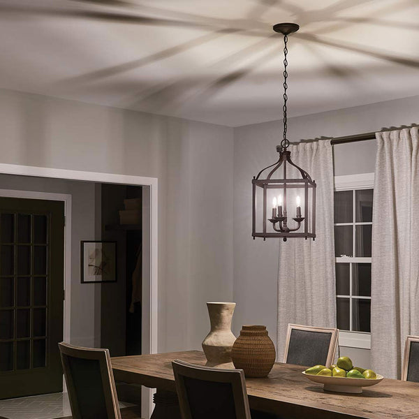 Larkin Medium Pendant in Olde Bronze