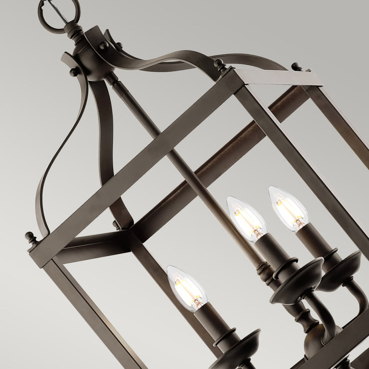Larkin Medium Pendant in Olde Bronze