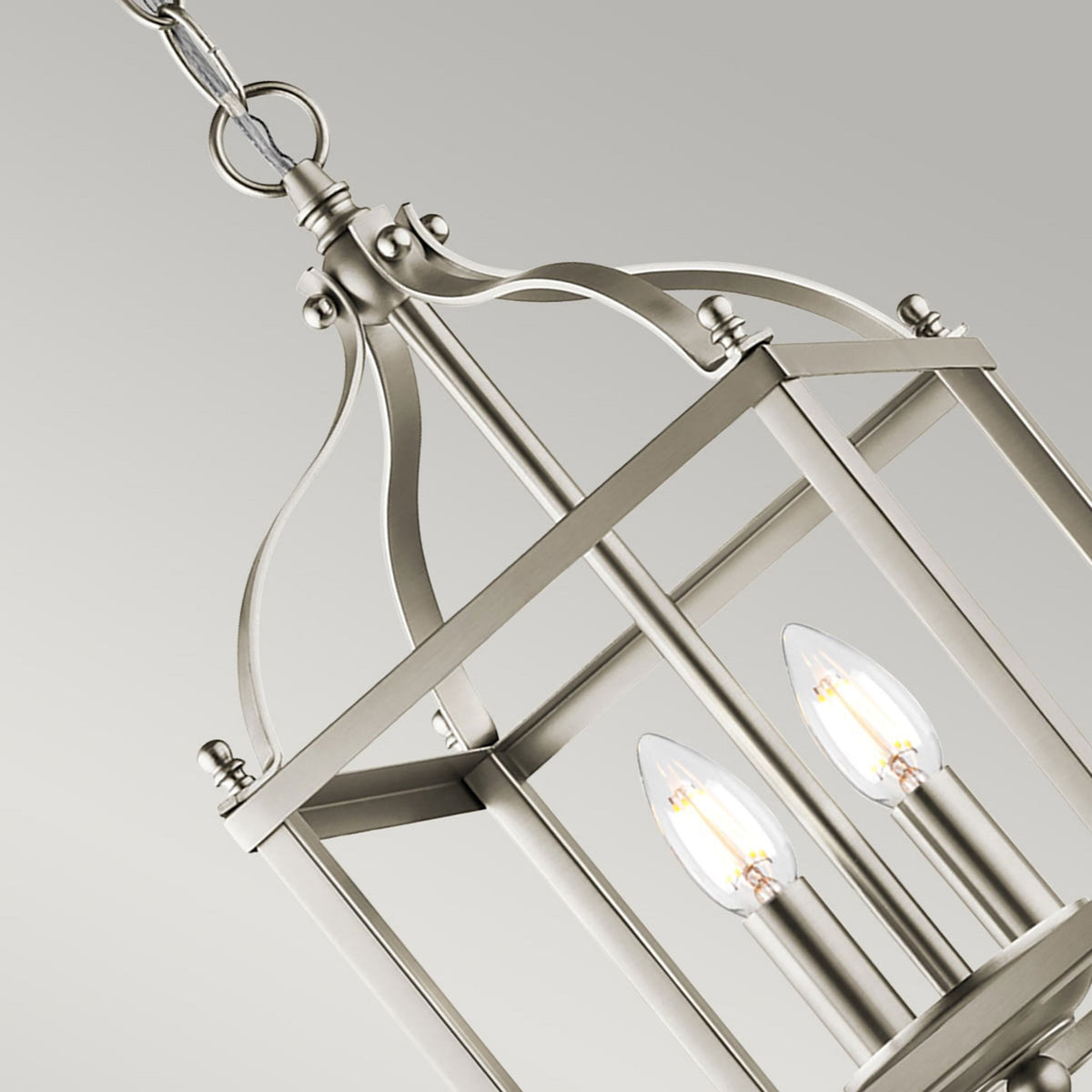 Larkin Small Pendant in Brushed Nickel