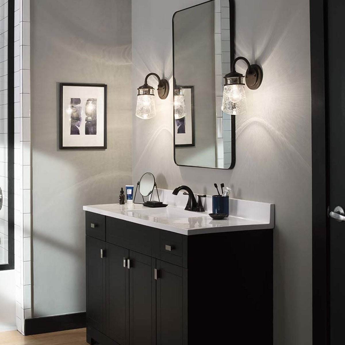 Lyndon Small Wall Lantern in Architectural Bronze